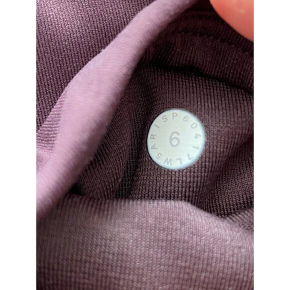 Lululemon Tied To It 7/8 Tight 25" Black Cherry Size 6 Leggings - Picture 8 of 14